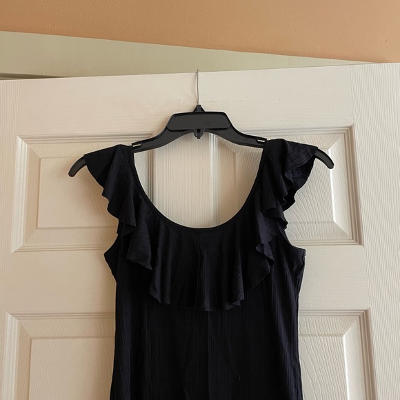 Billabong Black Ruffle Coverup Dress - Picture 4 of 4